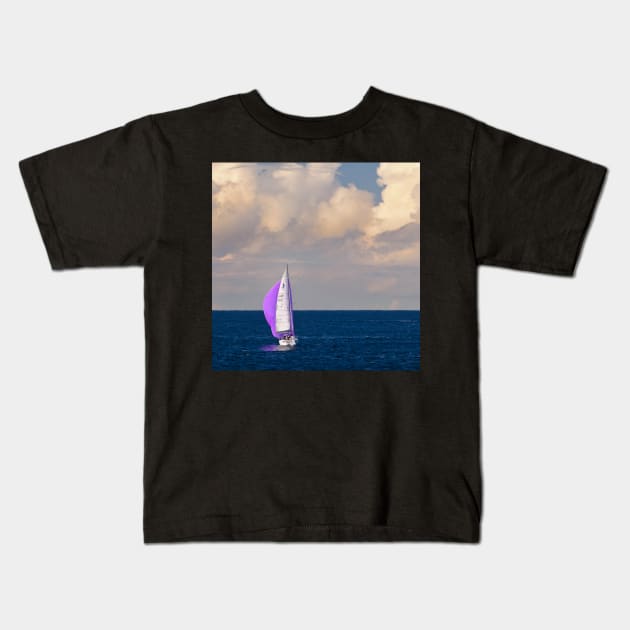 Leaving the Harbour Kids T-Shirt by fotoWerner